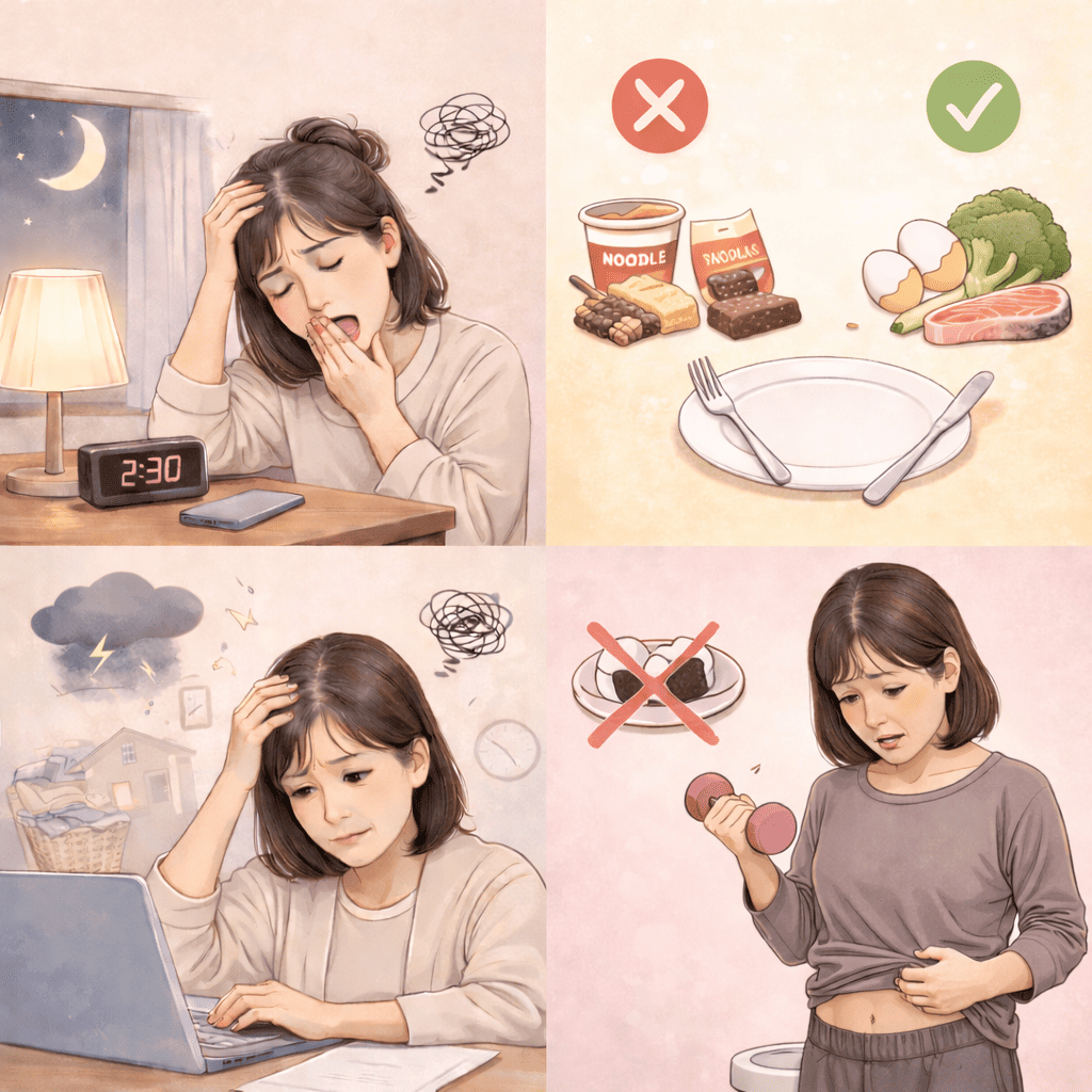 びまん性脱毛症の原因