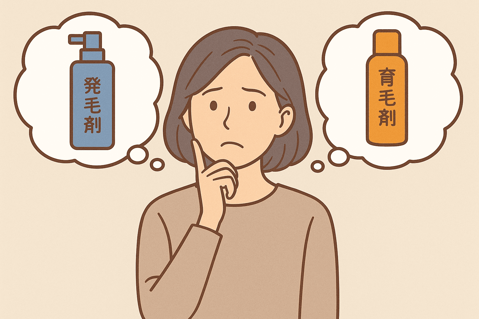育毛剤と発毛剤の違い