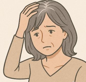 白髪と薄毛の悩み