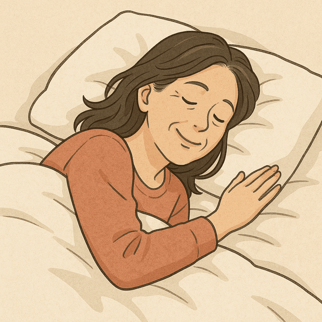 睡眠をとる女性