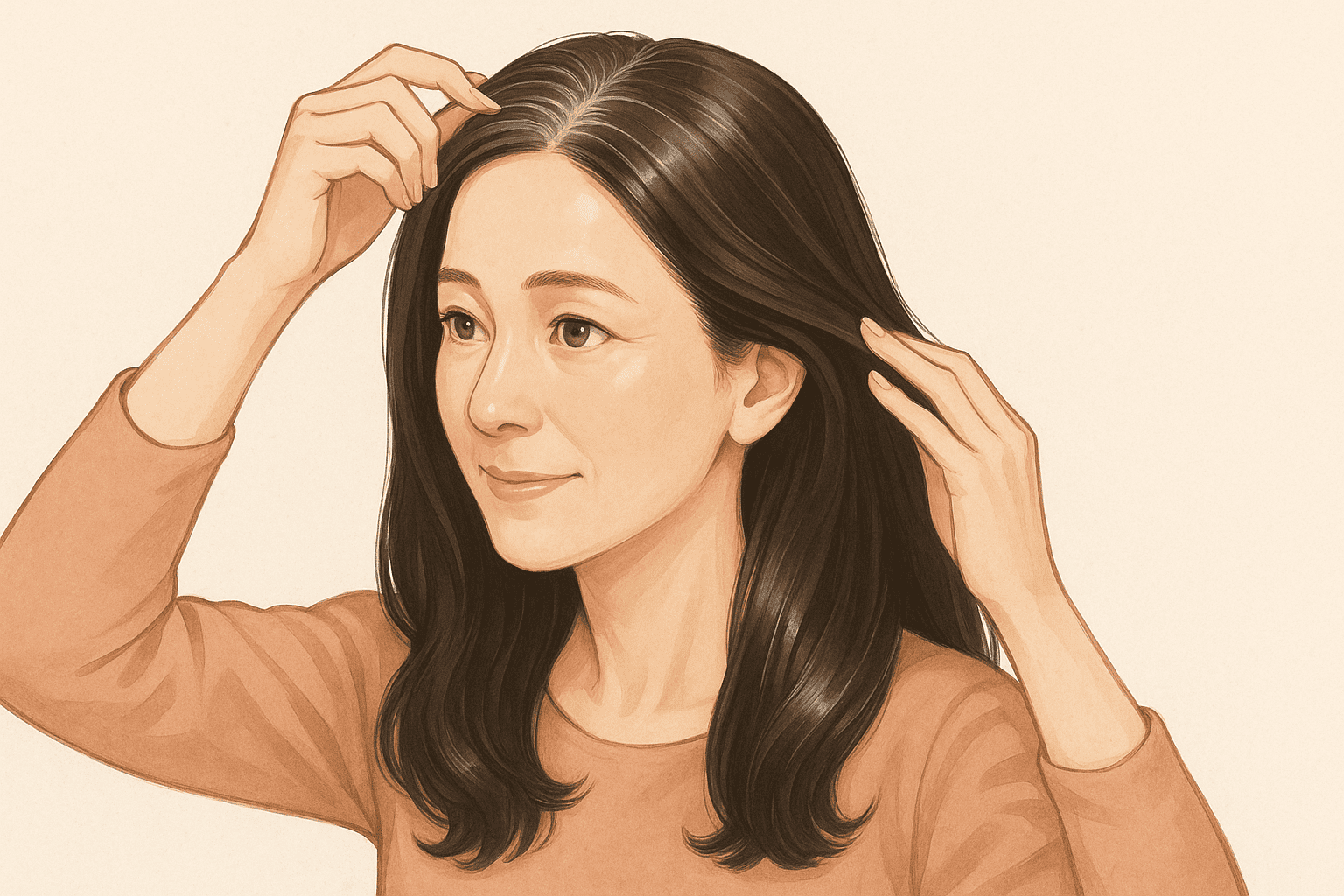 ナチュレカラートリートメントの使用後