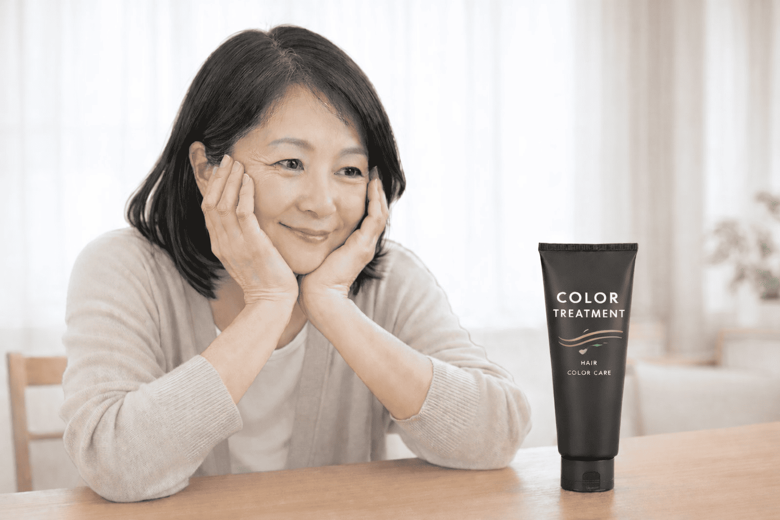 50代女性とカラートリートメント