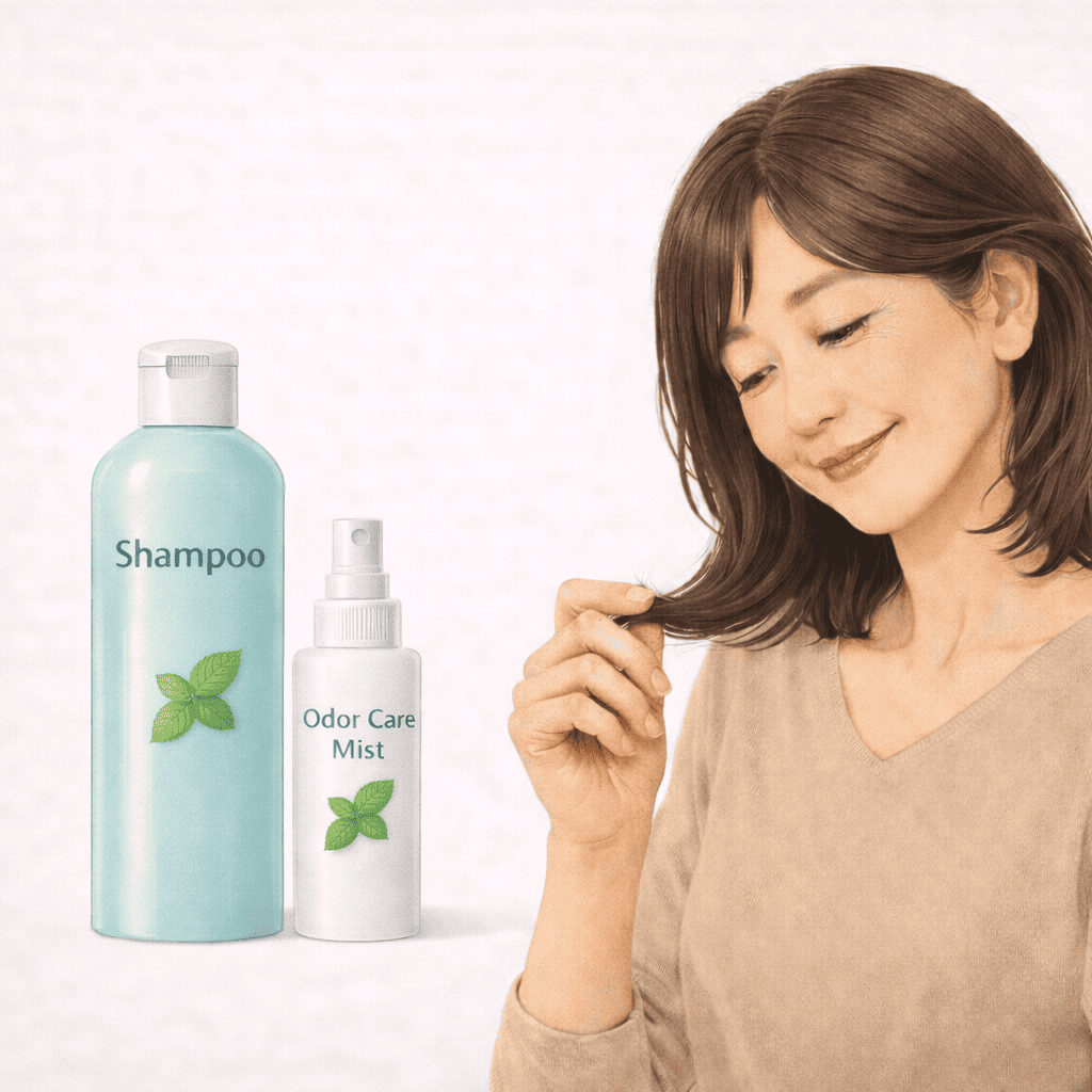 頭皮の匂いケア　スカルプシャンプー　ミスト