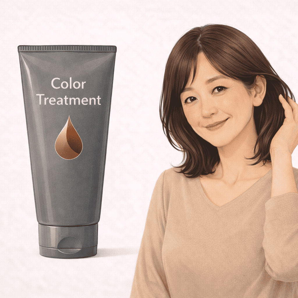 50代女性とカラートリートメント